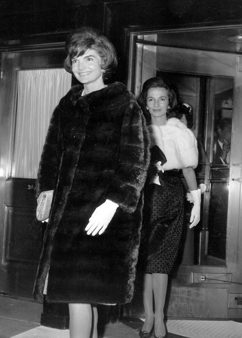 ג'קי קנדי ולי רדזיוויל, 1961 (צילום: AP)