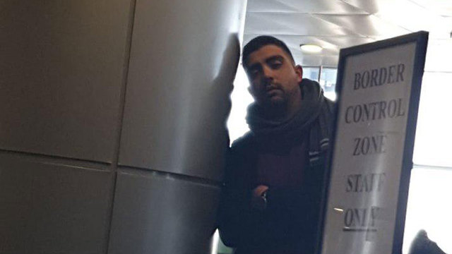 Израильтянин, задержанный в аэропорту Борисполь. Фото: Йохай Даган 