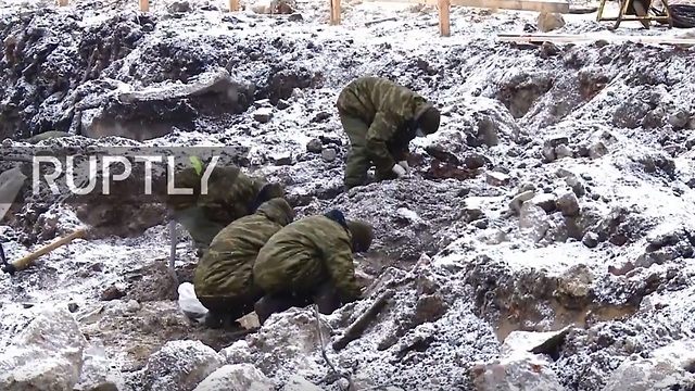 קבר אחים המוני של יהודים התגלה ב בלארוס שואה מלחמת העולם השנייה ()