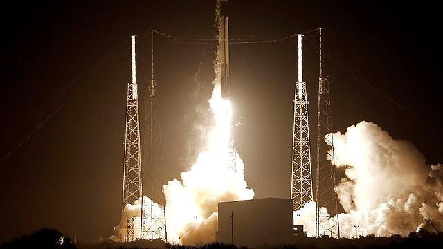 The Beresheet spacecraft during the launch in Florida (Photo: Reuters)