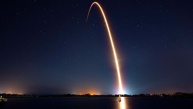 Старт ракеты-носителя космического модуля "Берешит". Фото: SpaceX (Photo: spaceX)