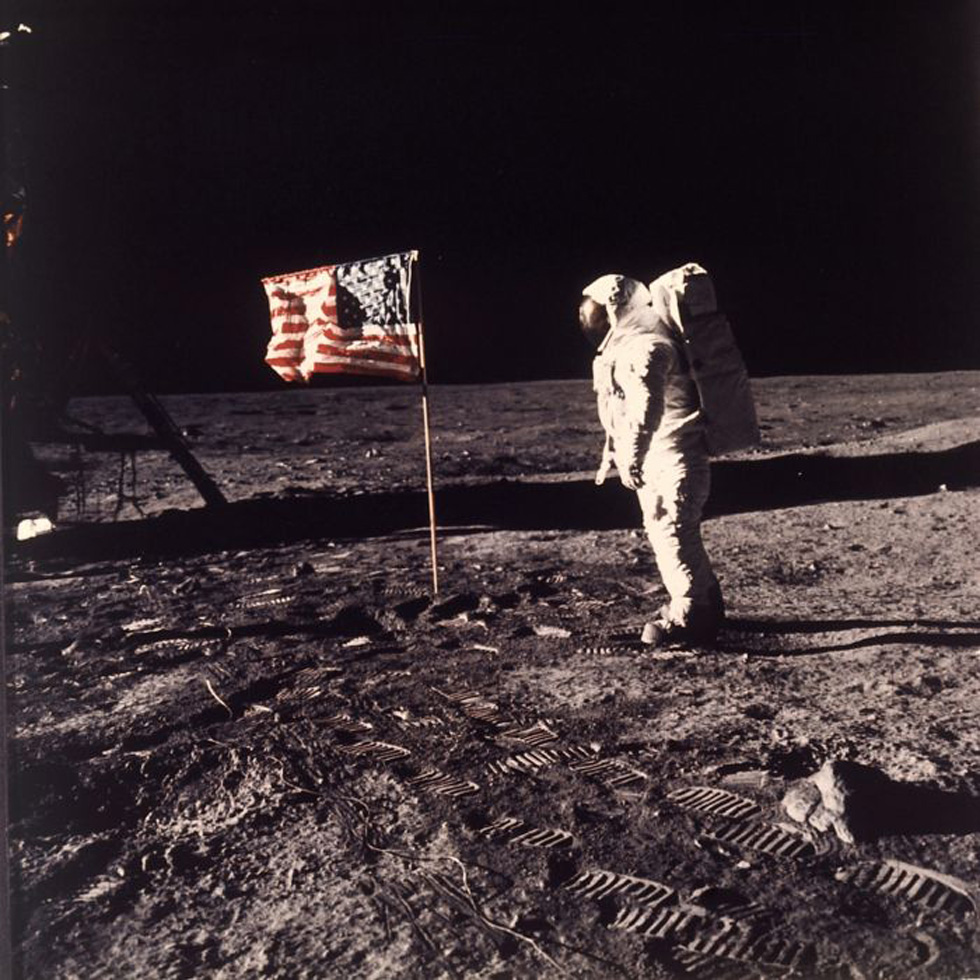Высадка на Луне. Фото: AP