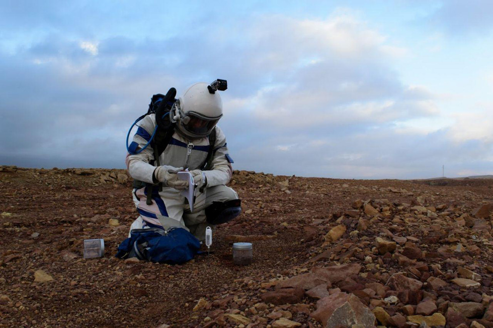  "Рамонавт" на "Марсе". Фото: Галь Йофе