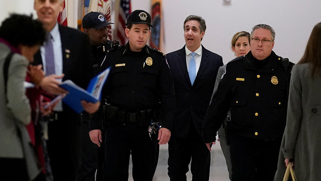 Cohen arriving for his testimony in Washington  (Photo: Reuters)