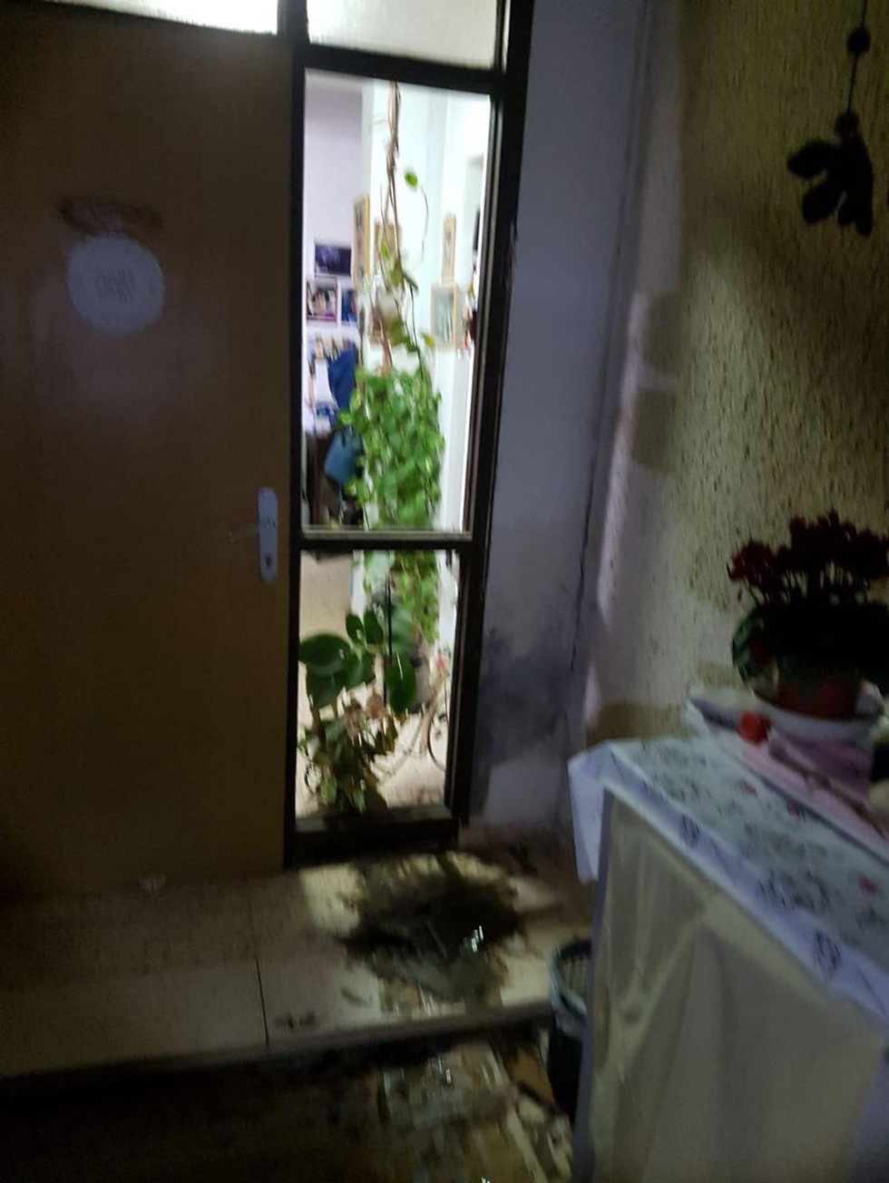 House damaged in Eshkol Regional Council