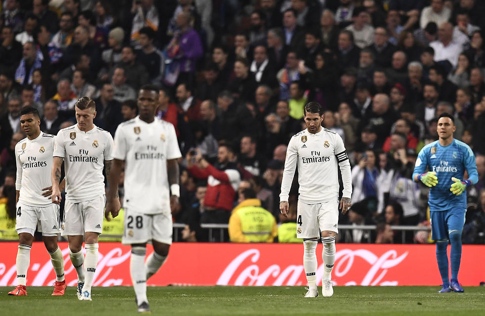 "Реал" после поражения. Фото: AFP