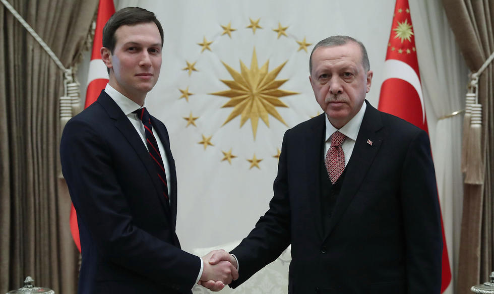 Kushner and Erdogan meet in Ankara (Photo: AFP)
