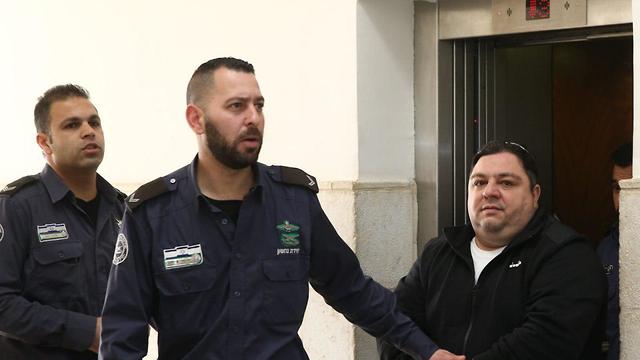  דניאל נחמני, החשוד ברצח נועה אייל ב-98', מובא לדיון במחוזי ירושלים (צילום: אוהד צויגנברג)