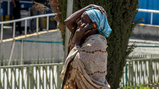 אתיופיה התרסקות מטוס אתיופיין איירליינס קרובי משפחה אדיס אבבה (צילום: AP)