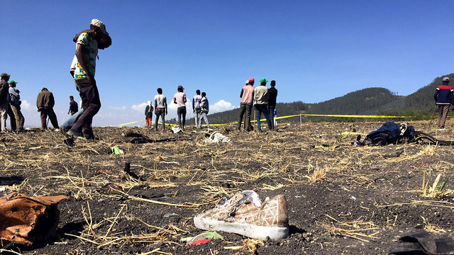 התרסקות מטוס אתיופיה אתיופיין איירליינס Ethiopian Airlines (צילום: רויטרס)