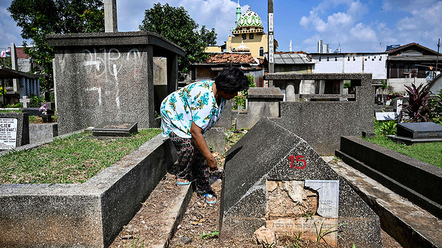 אינדונזיה יהודים בית כנסת ב טונדנו (צילום: AFP)