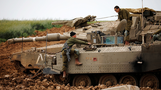 IDF troops on the Gaza border earlier this month (Photo: Reuters)