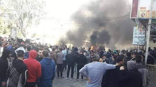 Демонстрация в  Дейр-аль-Балах 