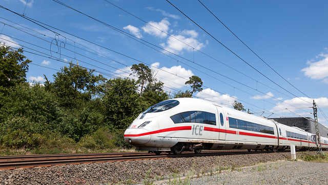 רכבת מהירה גרמניה ICE (צילום: shutterstock)