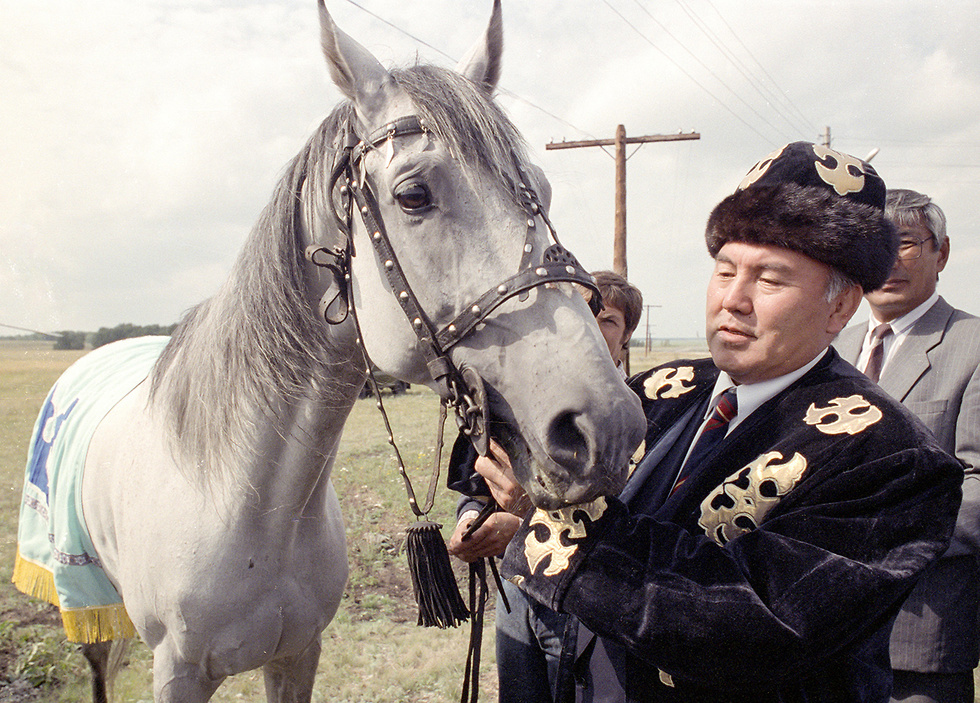 נשיא קזחסטן נורסולטן נזרבייב (צילום: רויטרס)