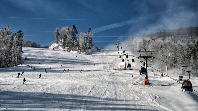 שלג אתר סקי פולין  (צילום: לשכת התיירות של פולין)
