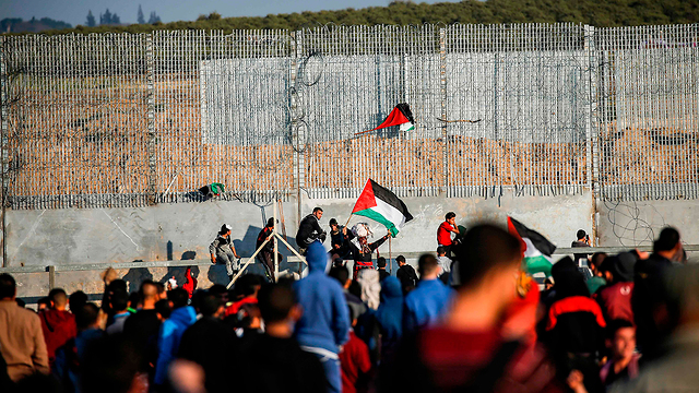 Беспорядки на границе сектора Газы. Фото: EPA