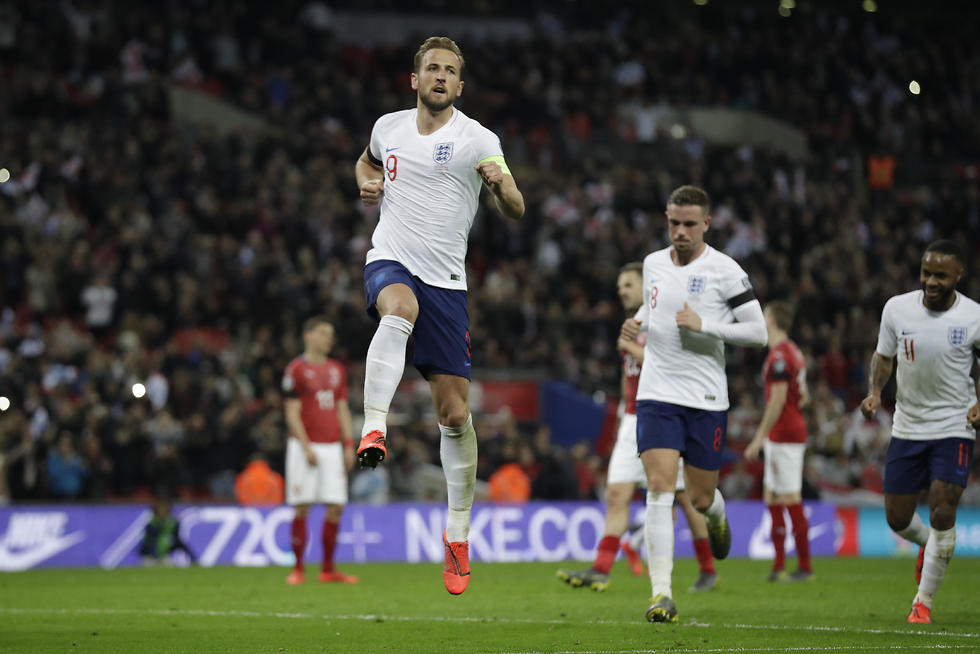 הארי קיין נבחרת אנגליה (צילום: AP)