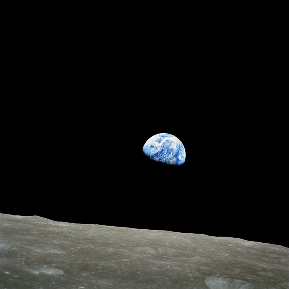 זריחת כדור הארץ (צילום: נאס