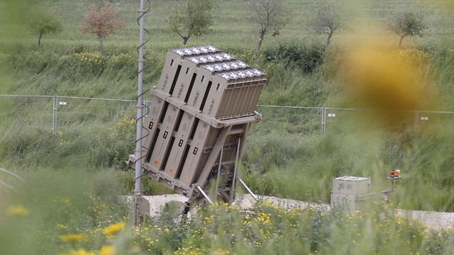 Newly deployed Iron Dome battery  (Photo: Shaul Golan)