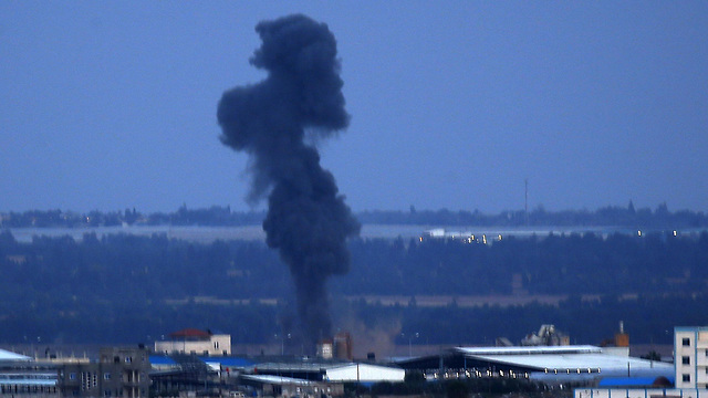 Smoke rising from IDF strikes on Rafah (Photo: AFP)
