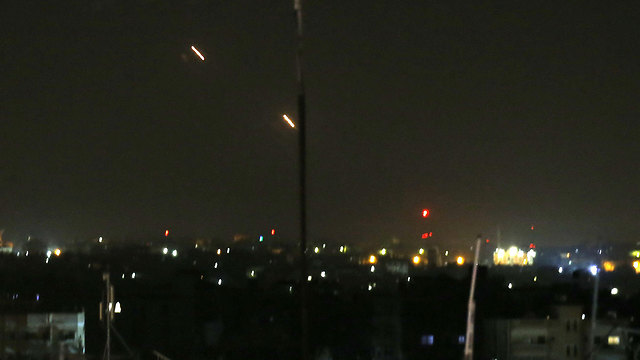 Ракетные запуски из Газы. Фото: AFP