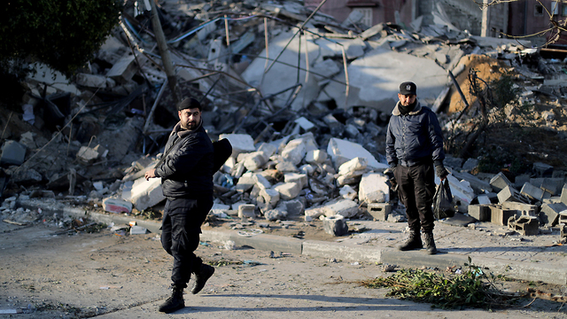 Destruction in Gaza after IAF attack (Photo: Reuters)