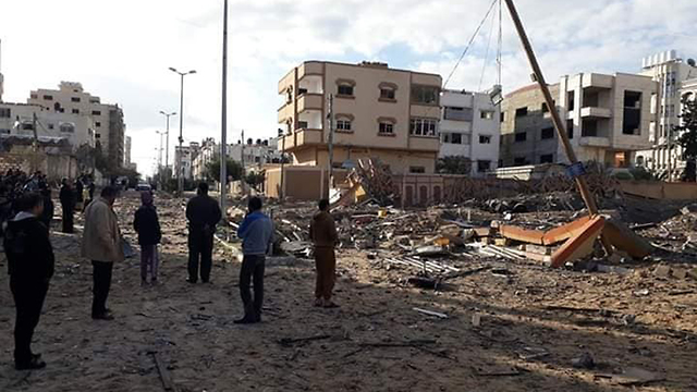 Разрушенный офис Исмаила Хании в Газе. Фото: пресс-служба армии