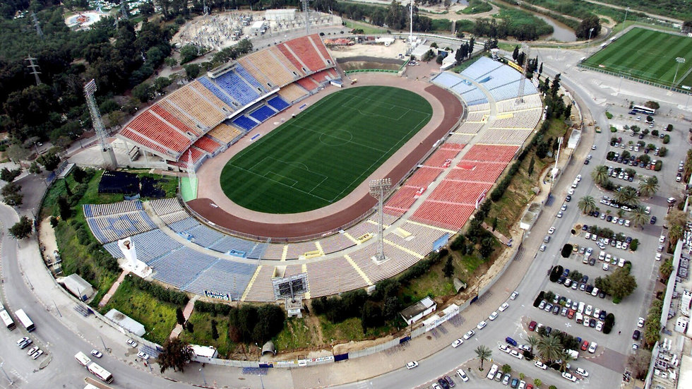 אצטדיון רמת גן מהאוויר (צילום: מאיר פרטוש)