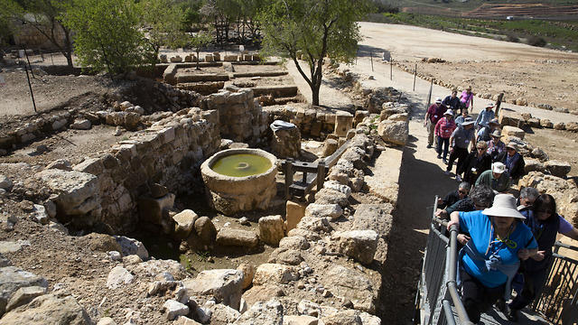 The archaeological site of Tel Shiloh in the West Bank (Photo: AP)
