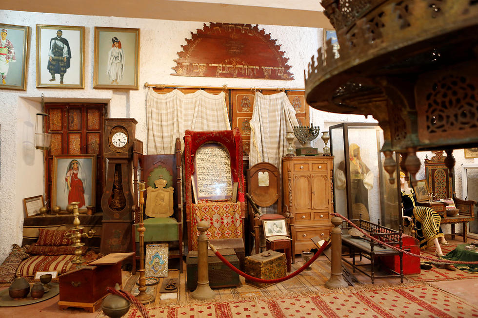 Ancient artifacts are seen on display at Belghazi Museum in Kenitra near Rabat city, Morocco 