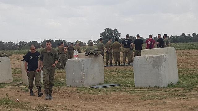 Солдаты ЦАХАЛа на границе с Газой. Фото: Барэль Эфраим