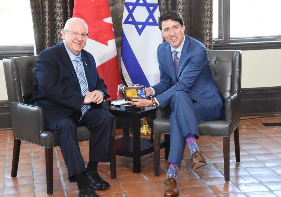 ראובן ריבלין ביקור ג'סטין טרודו ראש ממשלה קנדה (צילום: איתמר אייכנר)
