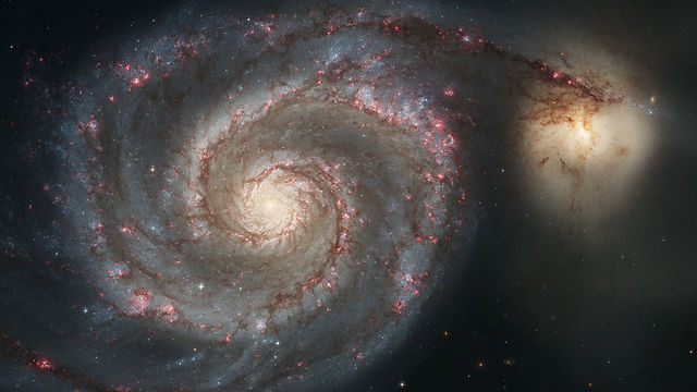 גלקסיית המערבולת (צילום: נאס