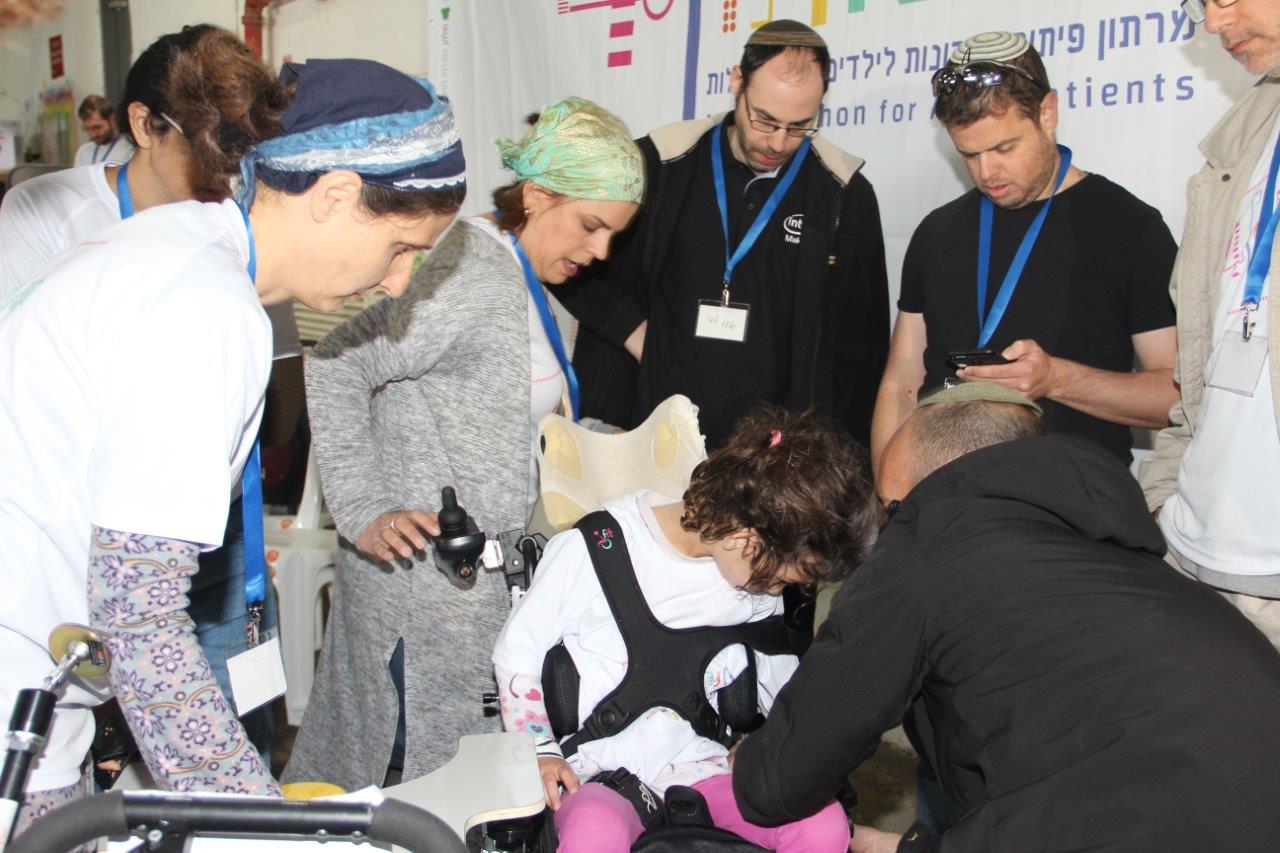 בית החולים השיקומי אלי"ן בירושלים באירוע מייקתון ייחודי - פל"אתון  (צילום: נועה ארד)