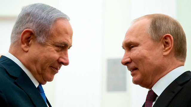 Биньямин Нетаниягу и Владимир Путин. Фото: AFP