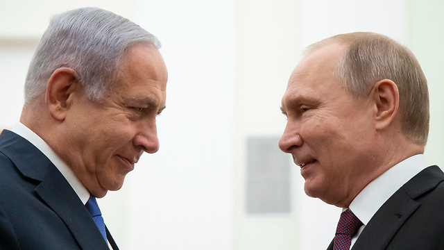 Benjamin Netanyahu and Vladimir Putin in Moscow earlier this year (Photo: EPA)