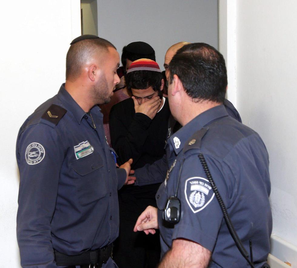 A suspected member of Telegrass in court (Photo: Yariv Katz)