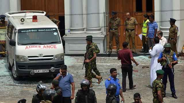 Взрыв в Шри-Ланке. Фото: AFP