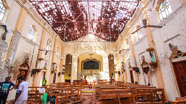 כנסיית סנט סבסטיאן טבח סרי לנקה פיגוע פיגועים (צילום: gettyimages)
