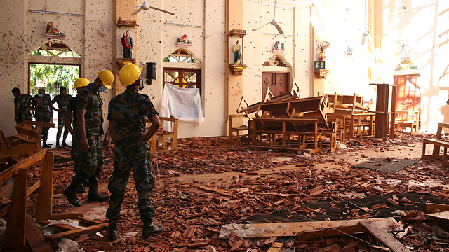 סרי לנקה מתקפת טרור פיגועים כנסיית סנט סבסטיאן נגומבו (צילום: רויטרס)