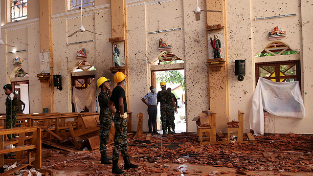 ההרס בסרי לנקה לאחר מתקפת הטרור (צילום: רויטרס)