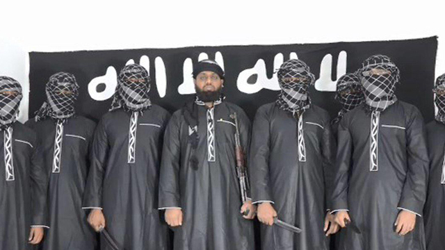 דאעש לכאורה מחבלים של מתקפת הטרור ב סרי לנקה ()