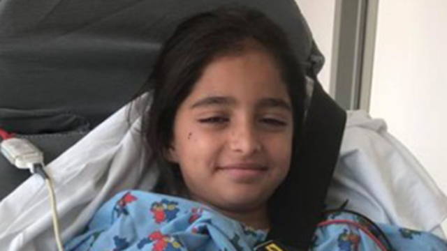 Noya Dahan, 8, was wounded in the attack