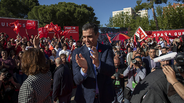 ספרד בחירות ראש הממשלה פדרו סנ'צס סוציאליסטים (צילום: gettyimages)