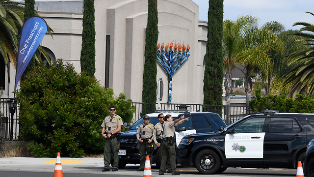 The Chabad of Poway Synagogue after the shooting late April (Photo: AP)
