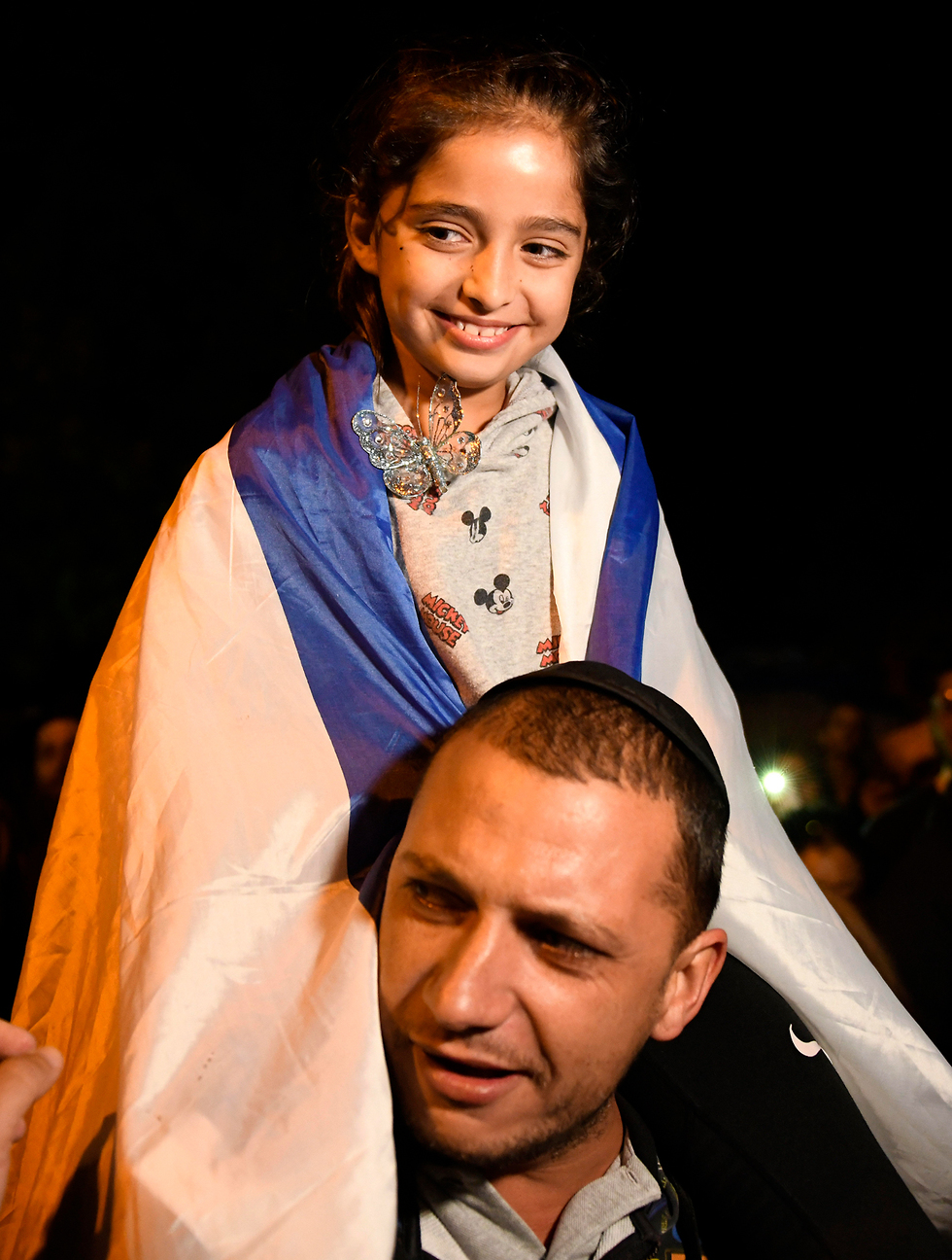 הילדה שנפצעה בבית הכנסת בפאווי, נויה דהן (צילום : AP)