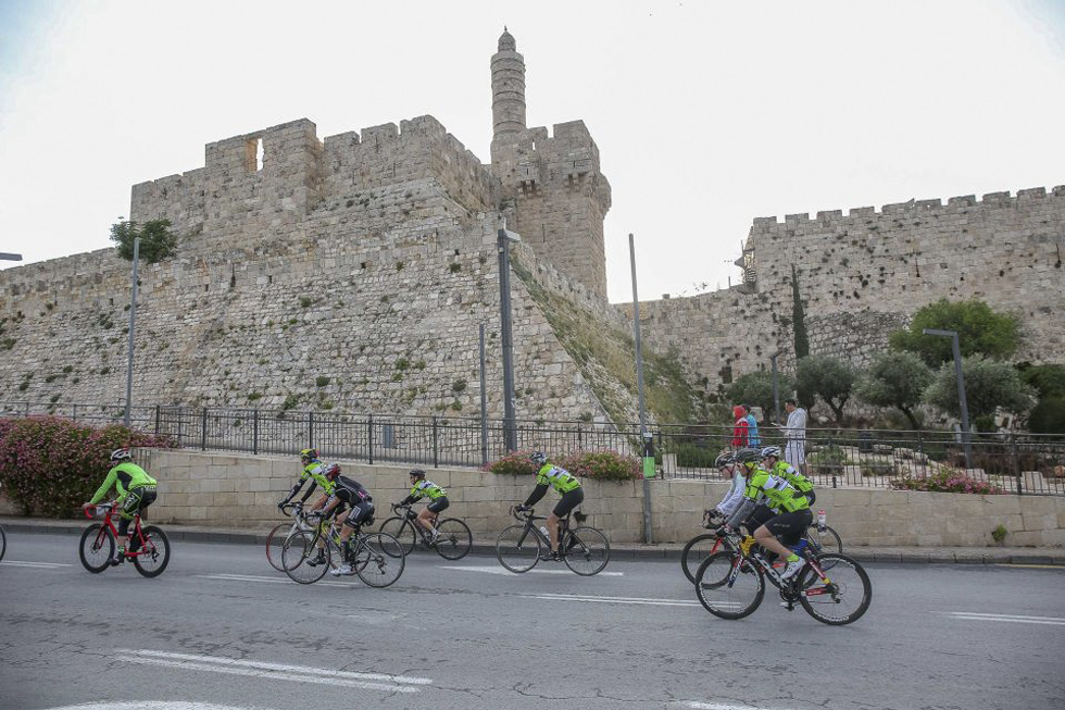 Велогонка Gran Fondo New York в Иерусалиме. Фото: Ронен Топельберг