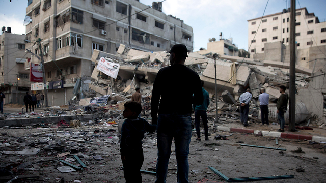 Удар ЦАХАЛа по Газе. Фото: AP