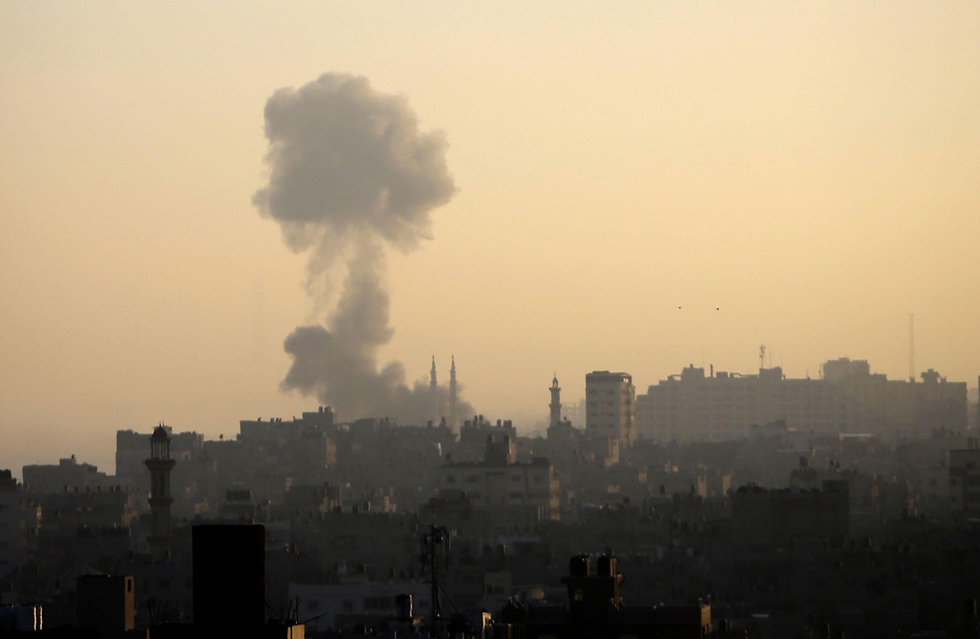 Удар ВВС ЦАХАЛа по сектору Газы. Фото: AFP